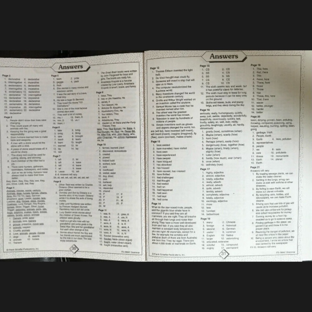 Grade 8 Basic First GRAMMAR workbook - Picture 5 of 6